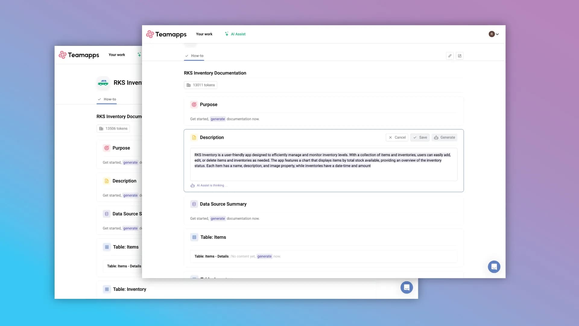 TeamApps - AI-Powered User Documentation Solution for AppSheet Apps