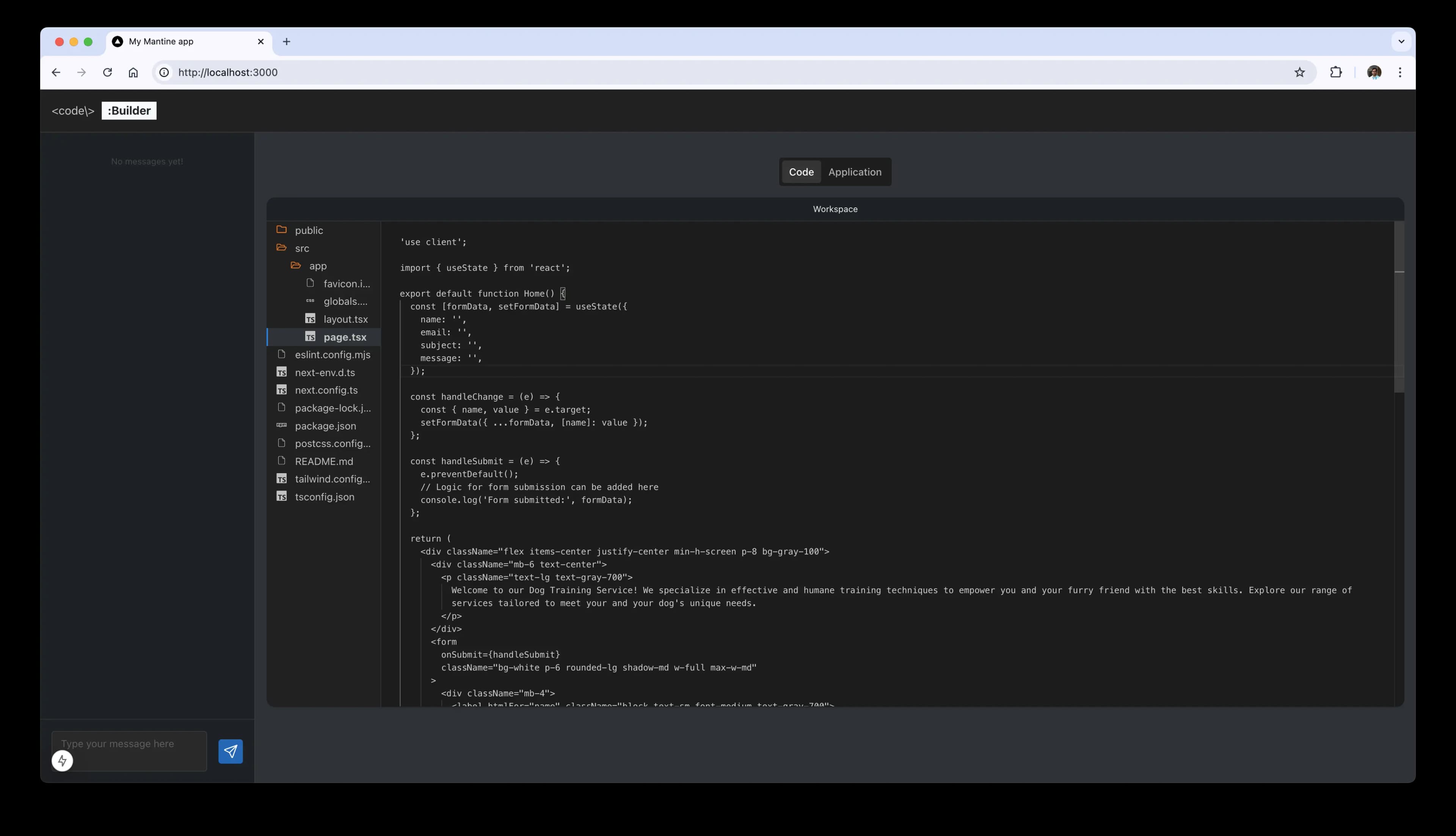 Code Builder - AI multiagent Editor
