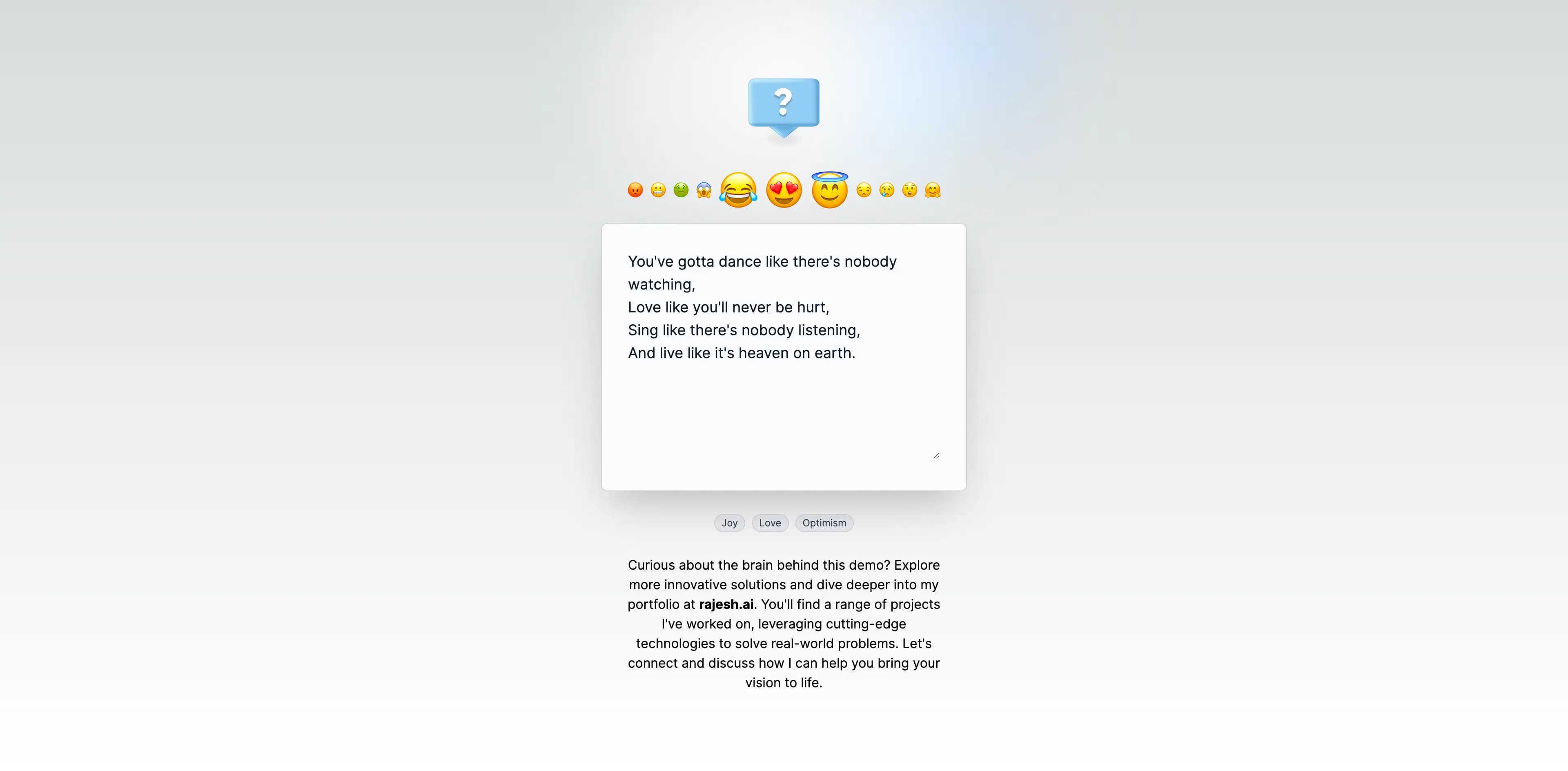 Emotibot - A Sentiment Analysis Application with BERT, Emoji Feedback, Next.js, and Docker