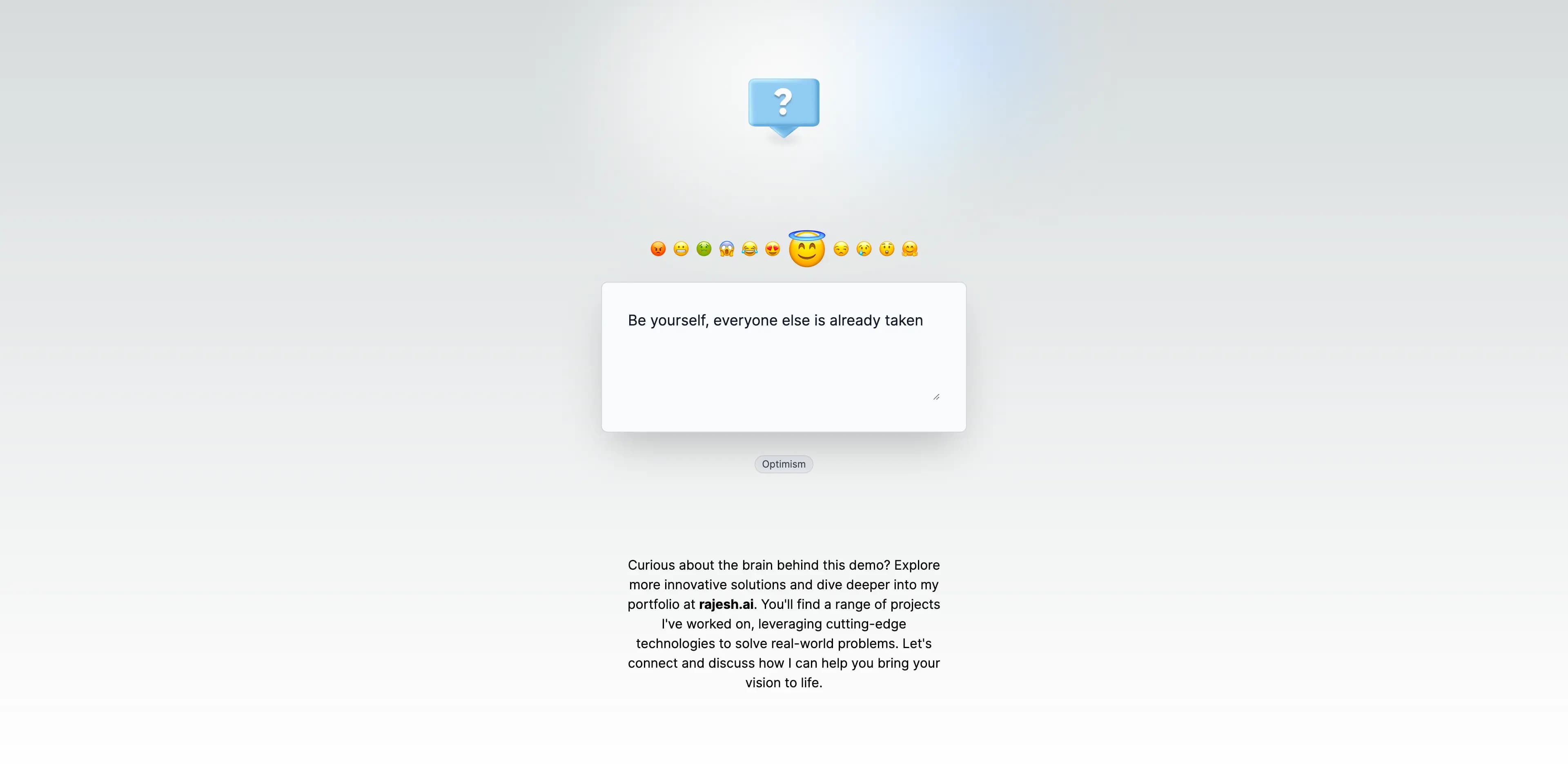 Emotibot - A Sentiment Analysis Application with BERT, Emoji Feedback, Next.js, and Docker
